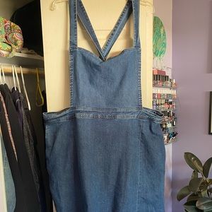ModCloth Jean overall dress 3X